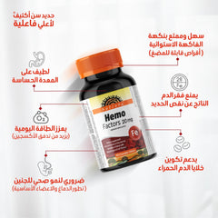 Holista Hemo Factors - 20 Mg - 60 Chewable Tablets