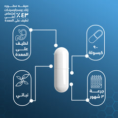 Holista Zinc Bisglycinate - 50 mg - 90 Cap