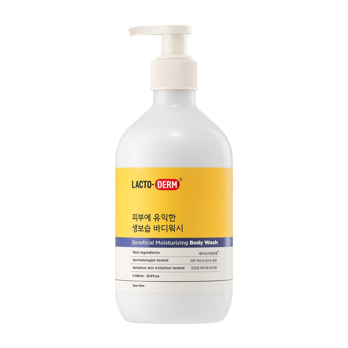 LACTODERM BENEFICIAL MOISTURIZING BODY WASH 500ML
