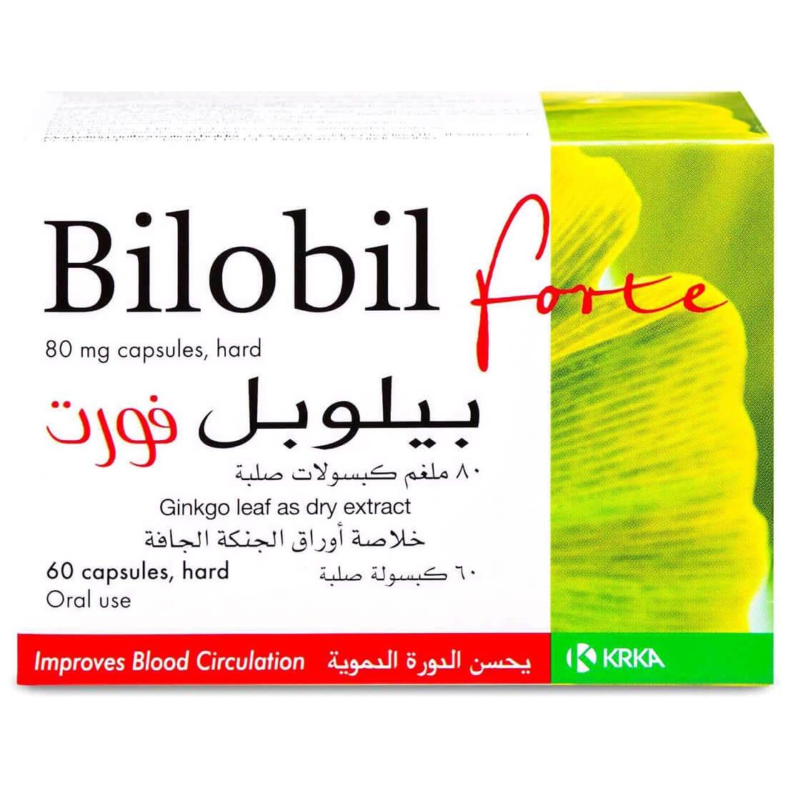 Bilobil Forte Ginkgo Biloba 80 mg 60 Capsules